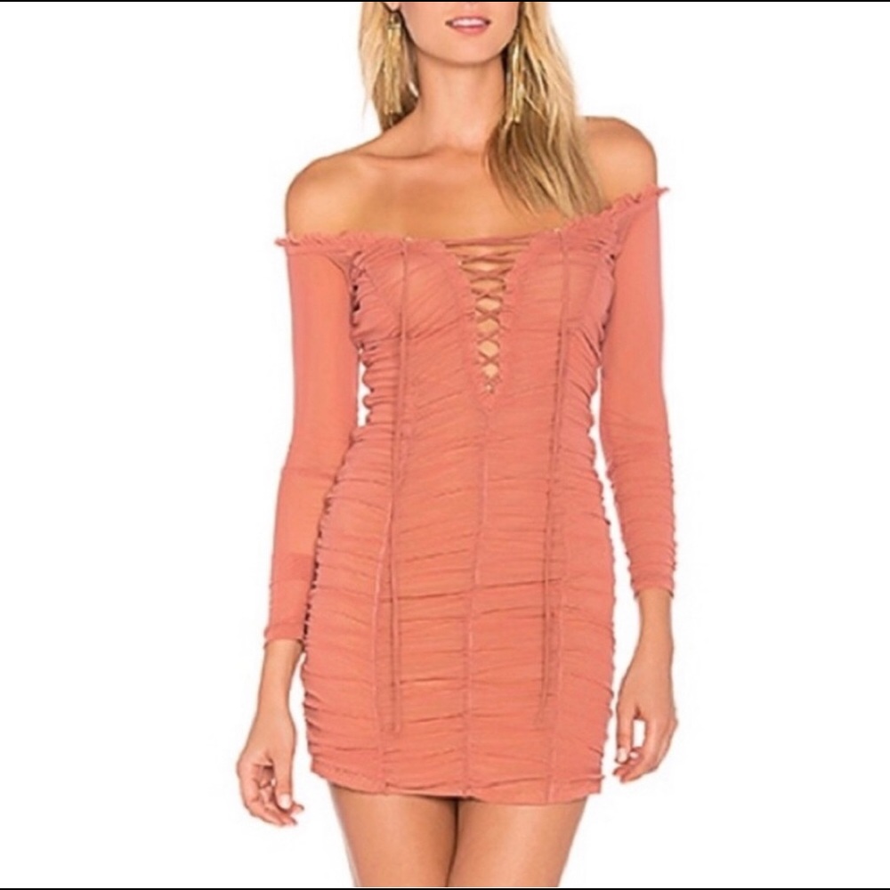 Majorelle Bodycon Ruched Dress